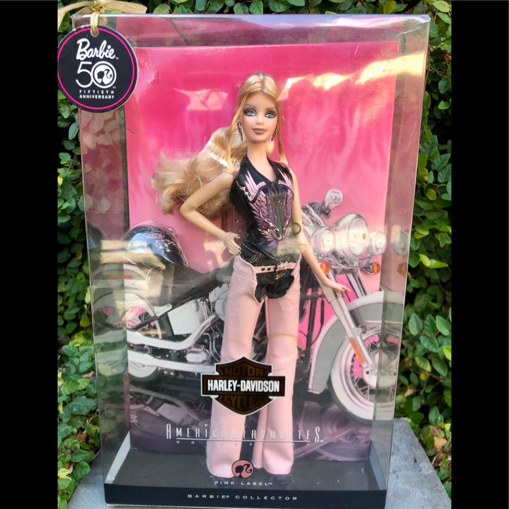 2008 Harley Davidson Barbie Pink Label Never Opened